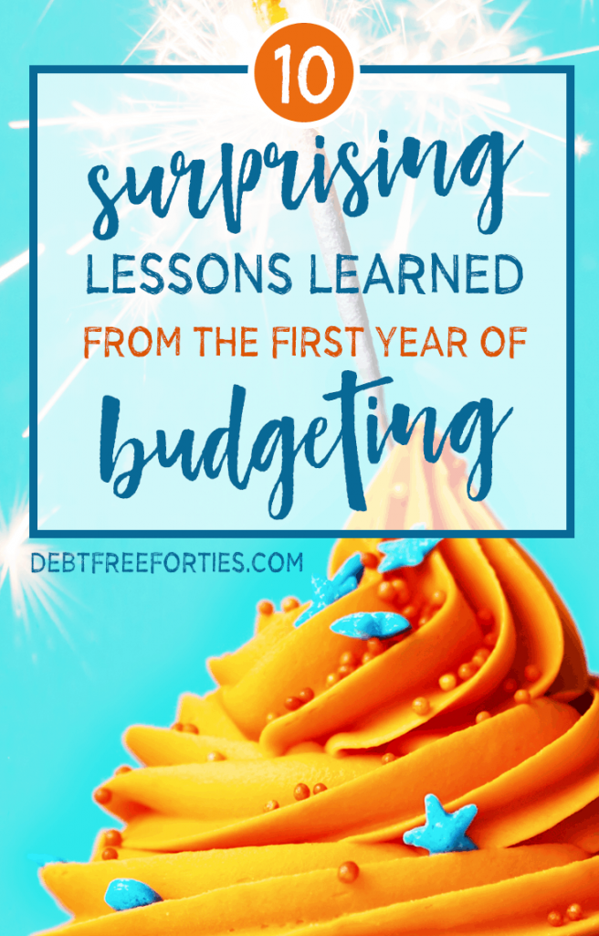 We’ve learned a lot about budgeting, ourselves, and our goals. Here’s the list of the things that surprised us the most about the first year of budgeting. #budgeting #debt #debtrepayment