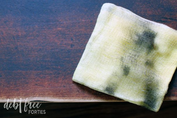 Tack cloth and drawer