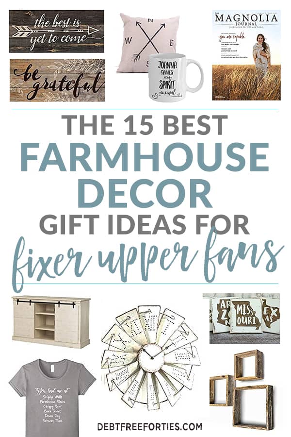 The 15 best farmhouse decor gift ideas for fixer upper fans