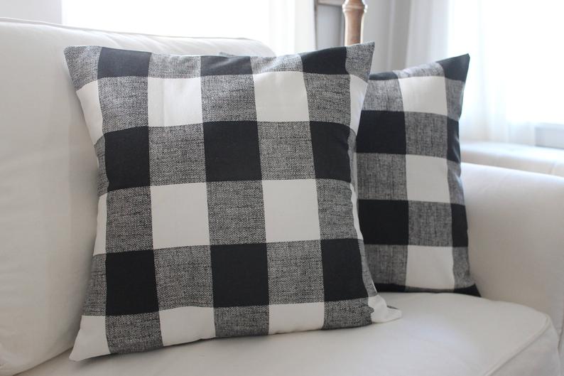 Buffalo check pillow