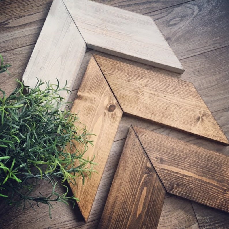 Wood chevrons