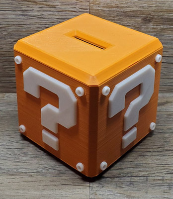 3D printed video game bank