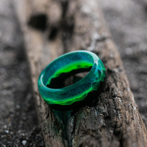 Resin wood ring