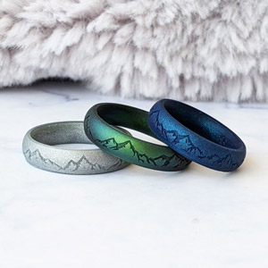 Mountain Silicione Ring