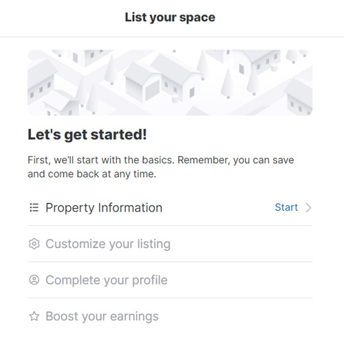 screenshot from Neighbor listing process